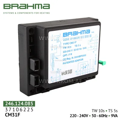 Brahma 37106225 CM31F control box
