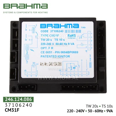 Brahma 37106240 CM31F control box