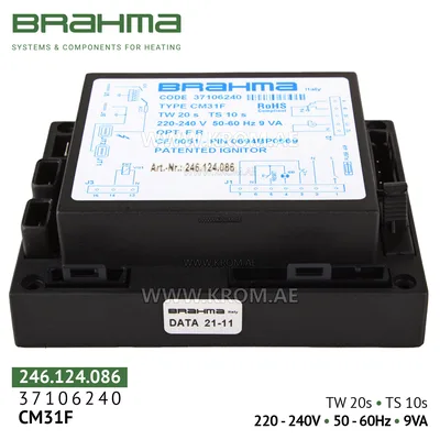 Brahma 37106240 CM31F control box