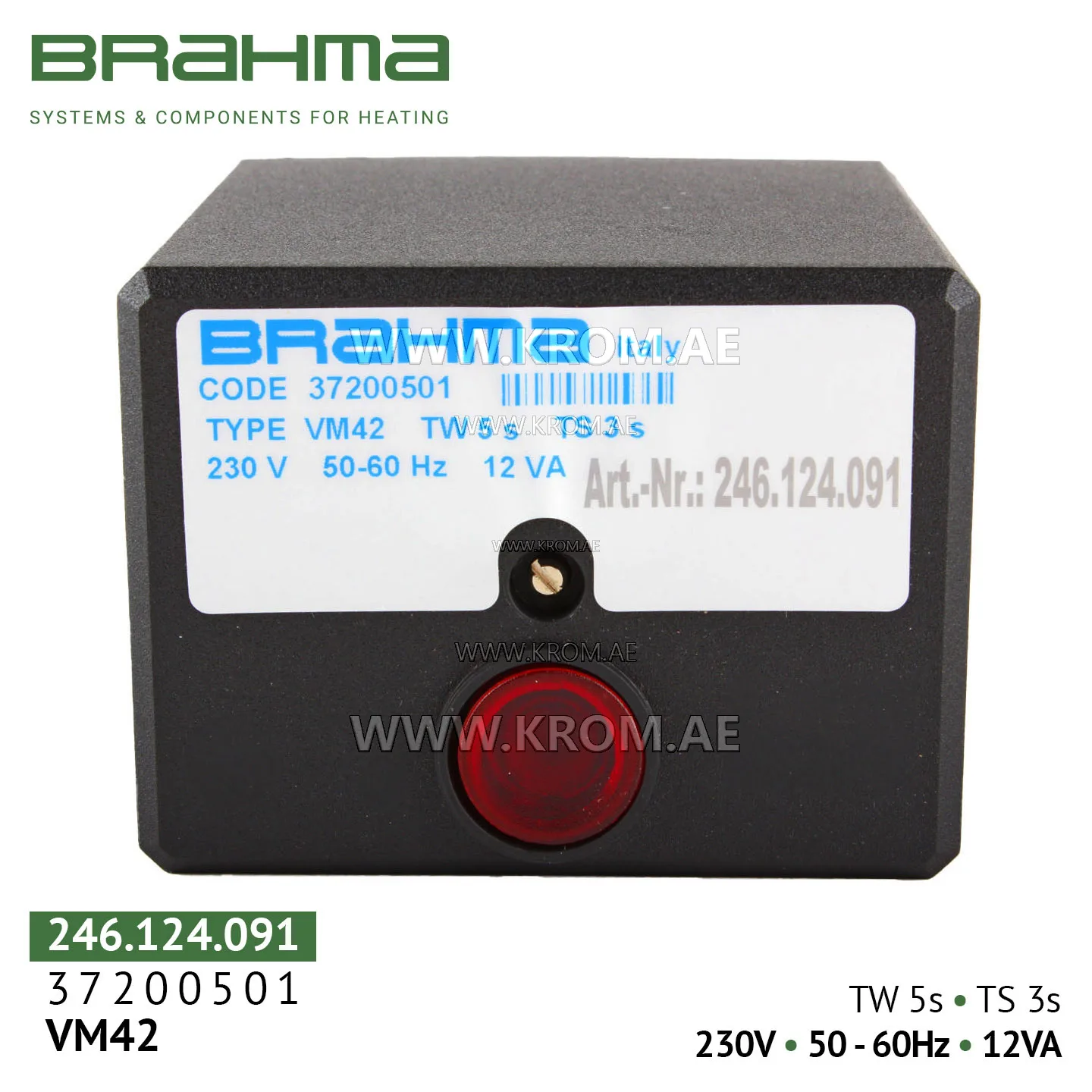 Brahma 37200501 VM42 control box