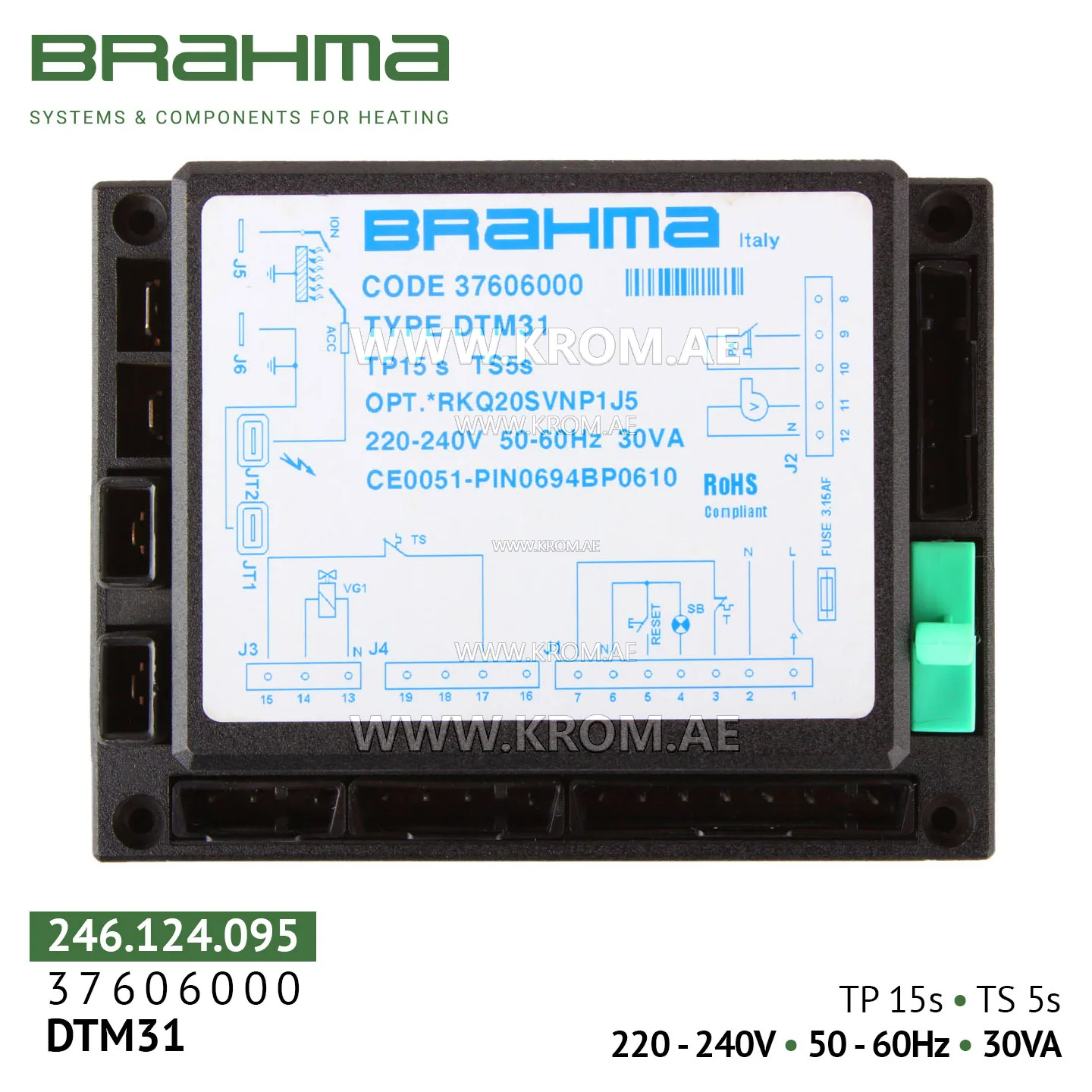 Brahma 37606000 DTM31 control box