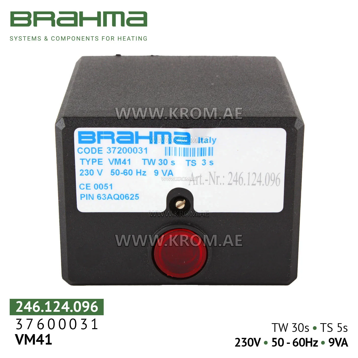 Brahma 37200031 VM41 control box