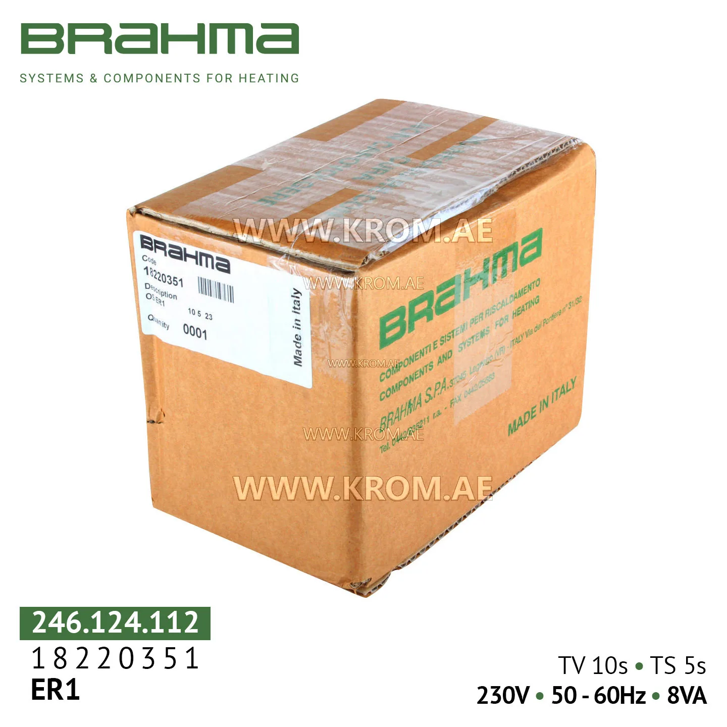 Brahma 18220351 ER1 control box
