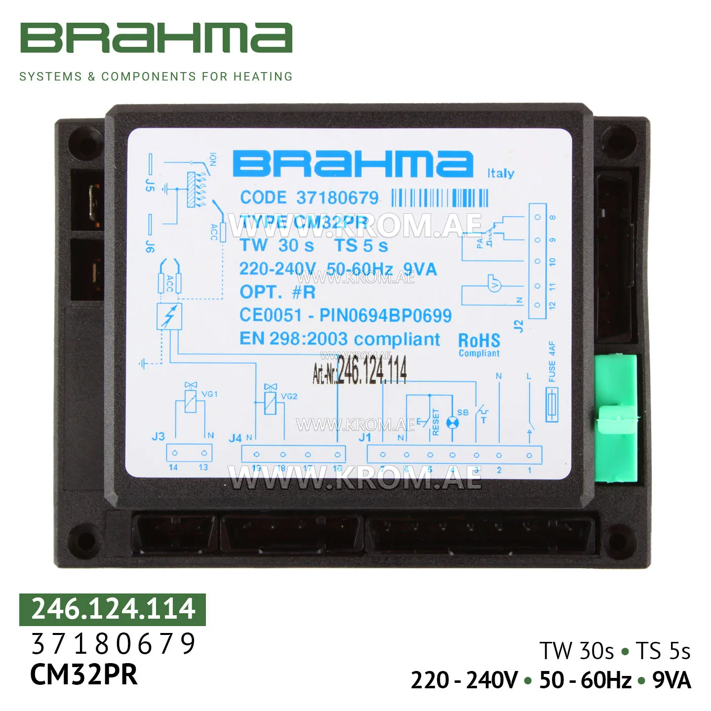 Brahma 37180679 CM32PR control box