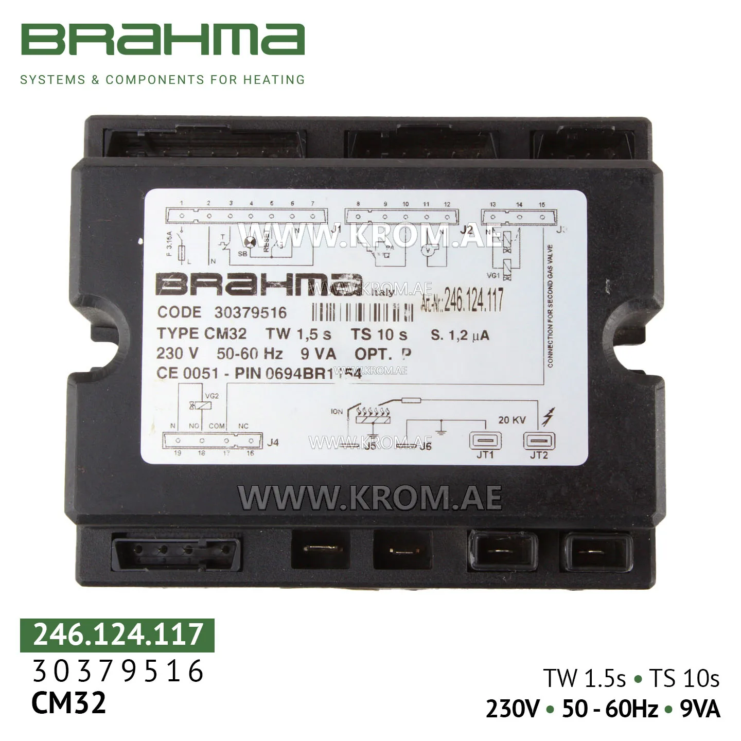 Brahma 30379516 CM32 control box