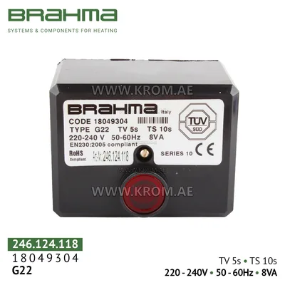 Brahma 18049304 G22 control box
