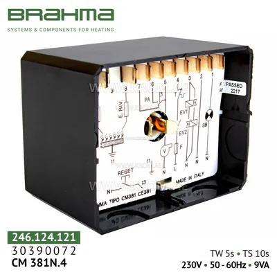 Brahma 30390072 CM381N.4 control box