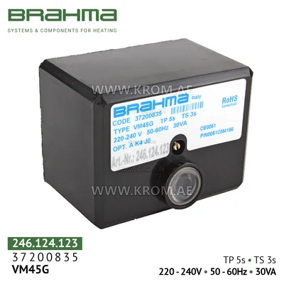 Brahma 37200835 VM45G control box