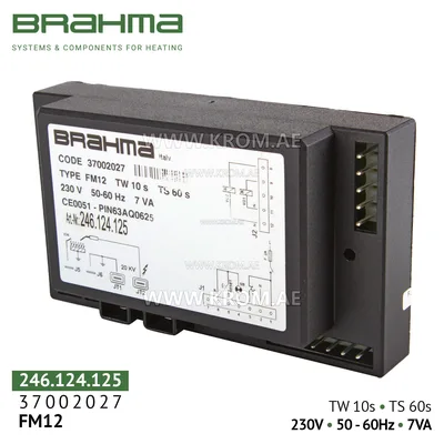 Brahma 37002027 FM12 control box