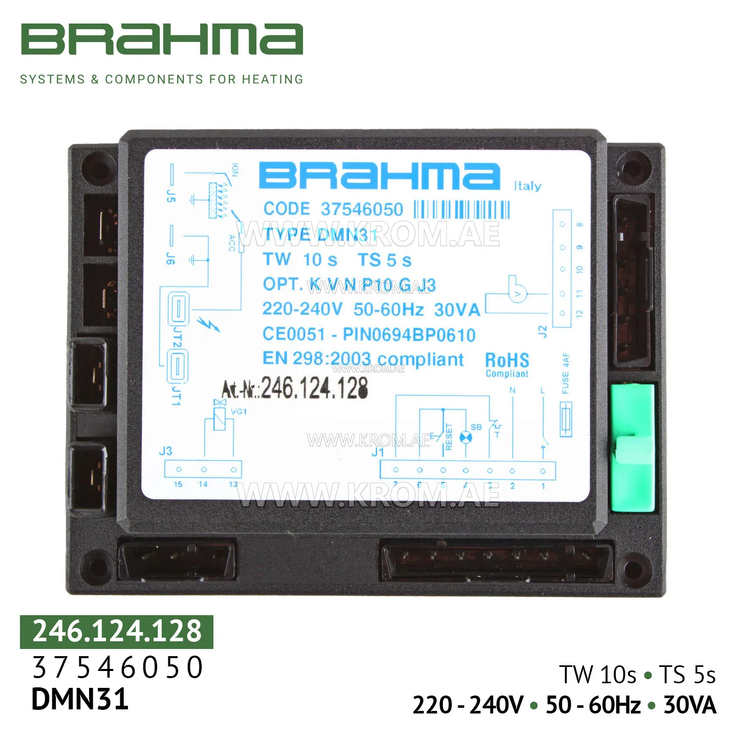 Brahma 37546050 DMN31 control box
