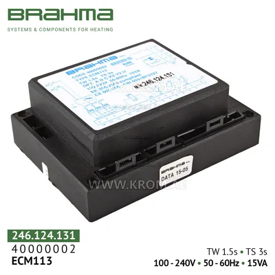 Brahma 40000002 ECM113 control box
