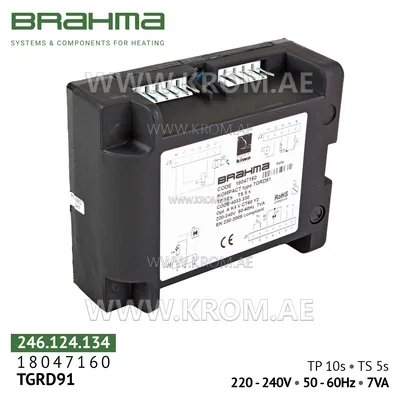 Brahma 18047160 TGRD91 control box