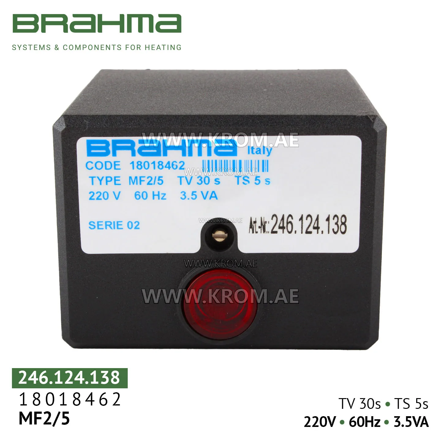 Brahma 18018462 MF2/5 control box
