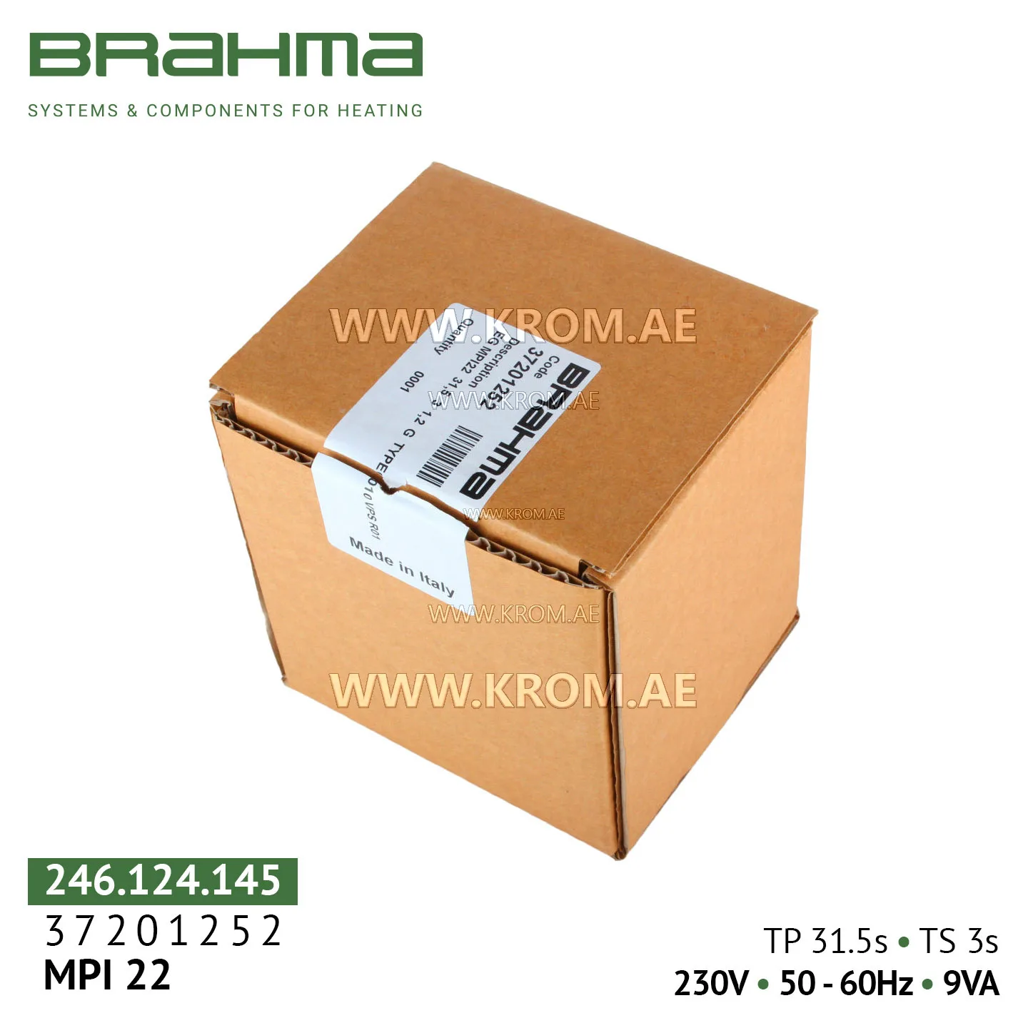 Brahma 37201252 MPI22 control box