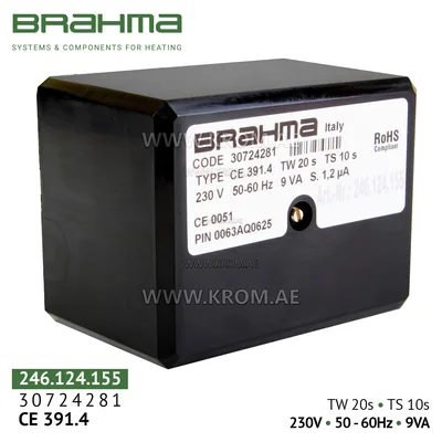 Brahma 30724281 CE391.4 control box