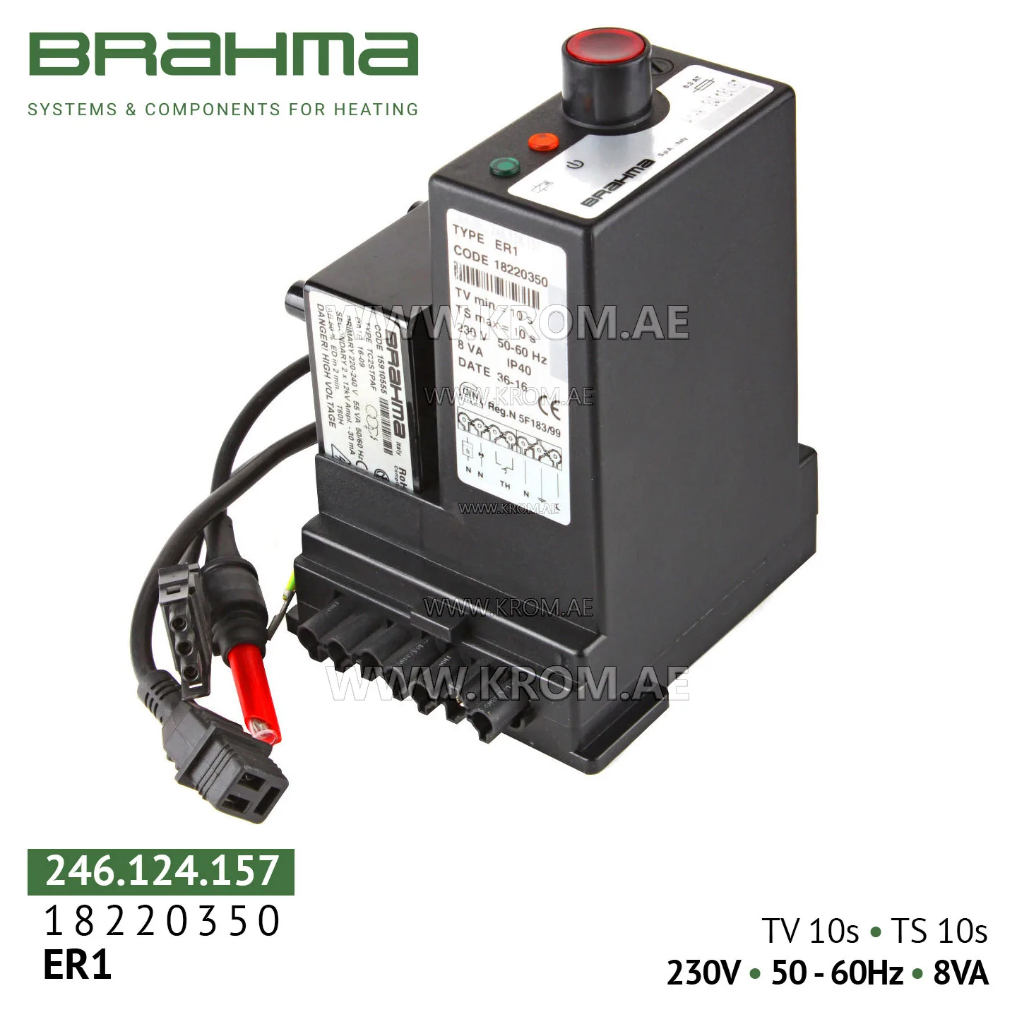 Brahma 18220350 ER1 control box