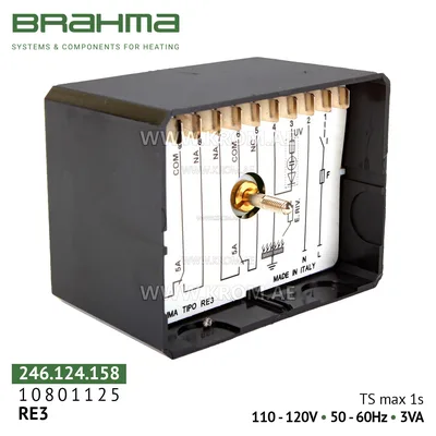 Brahma 10801125 RE3 flame relay