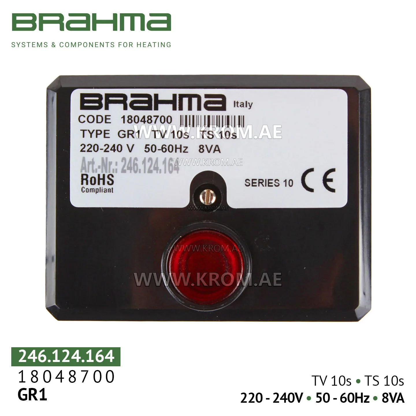 Brahma 18048700 GR1 control box