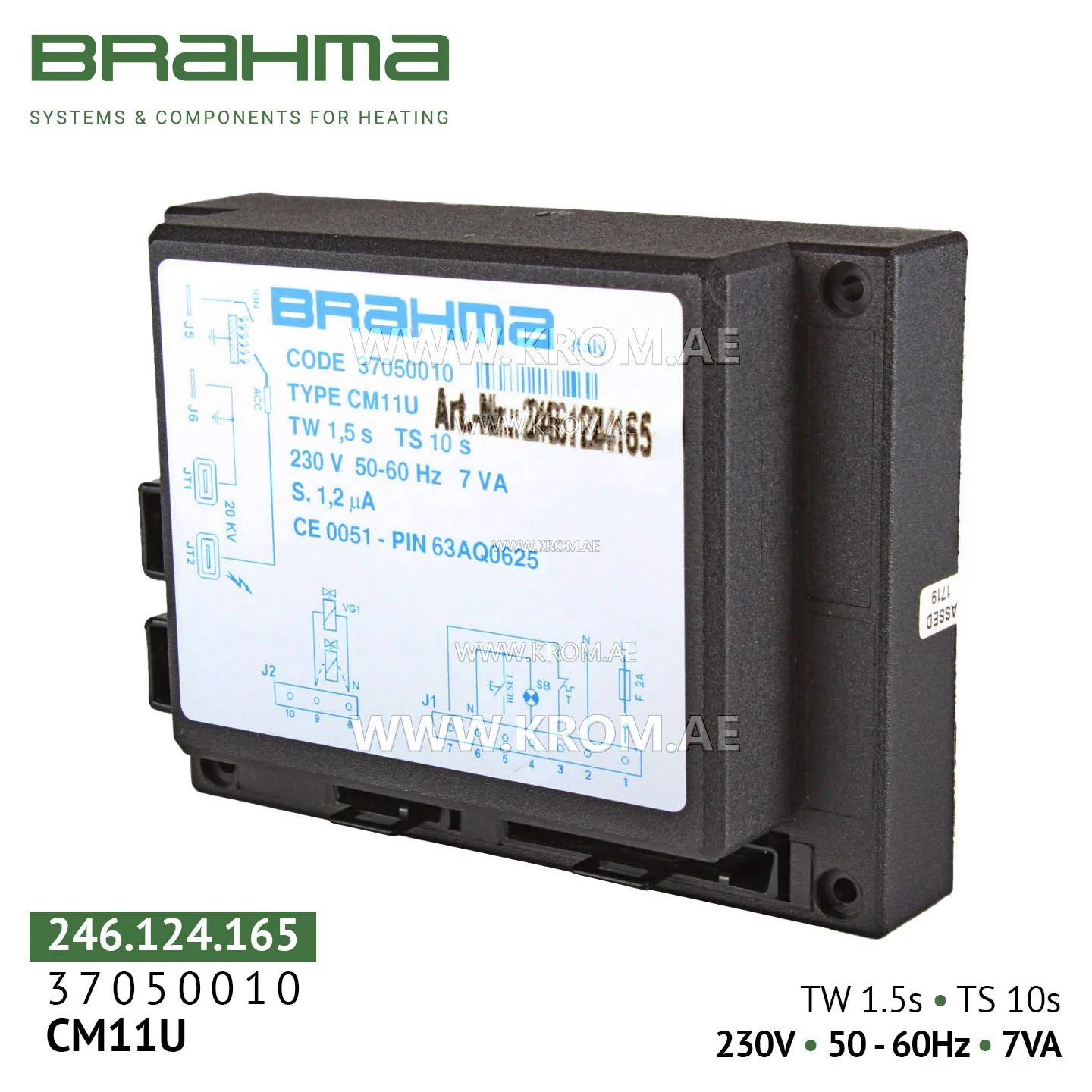 Brahma 37050010 CM11U control box