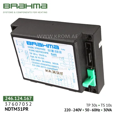 Brahma 37607052 NDTM31PR control box
