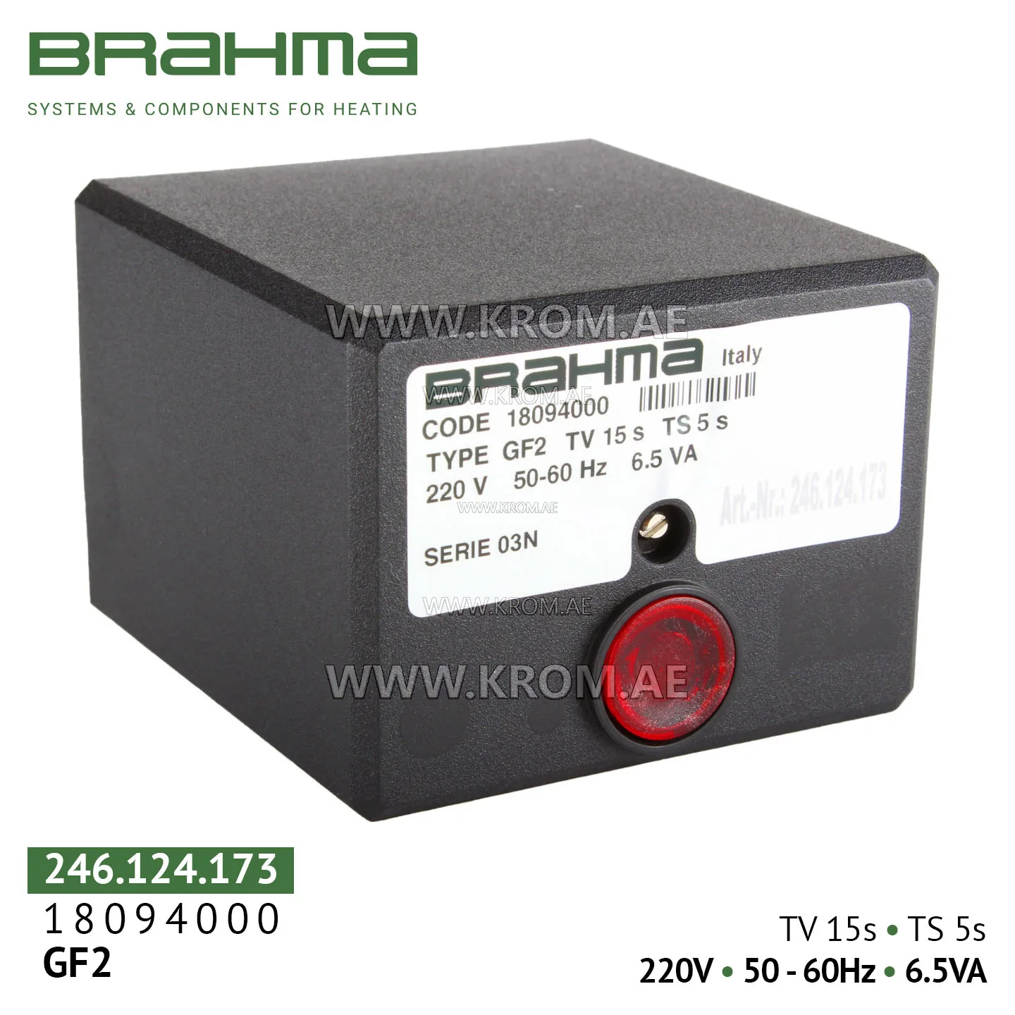 Brahma 18094000 GF2 control box