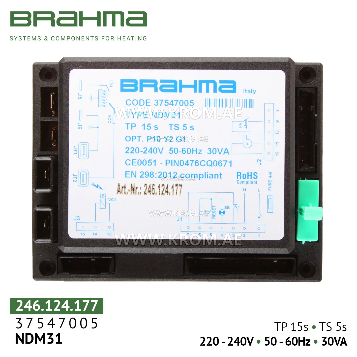 Brahma 37547005 NDM31 control box