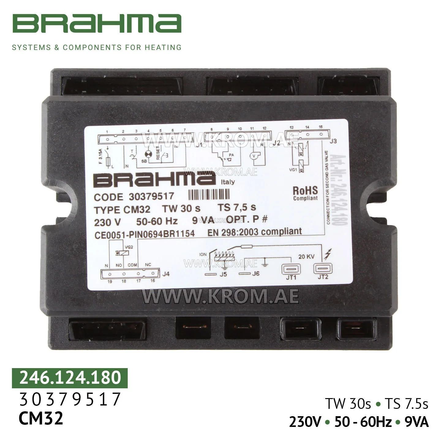Brahma 30379517 CM32 control box