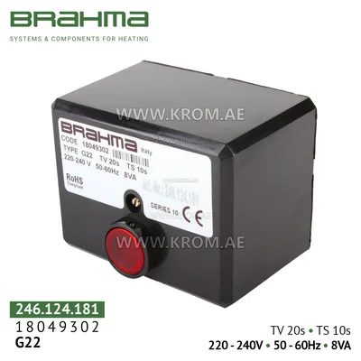 Brahma 18049302 G22 control box