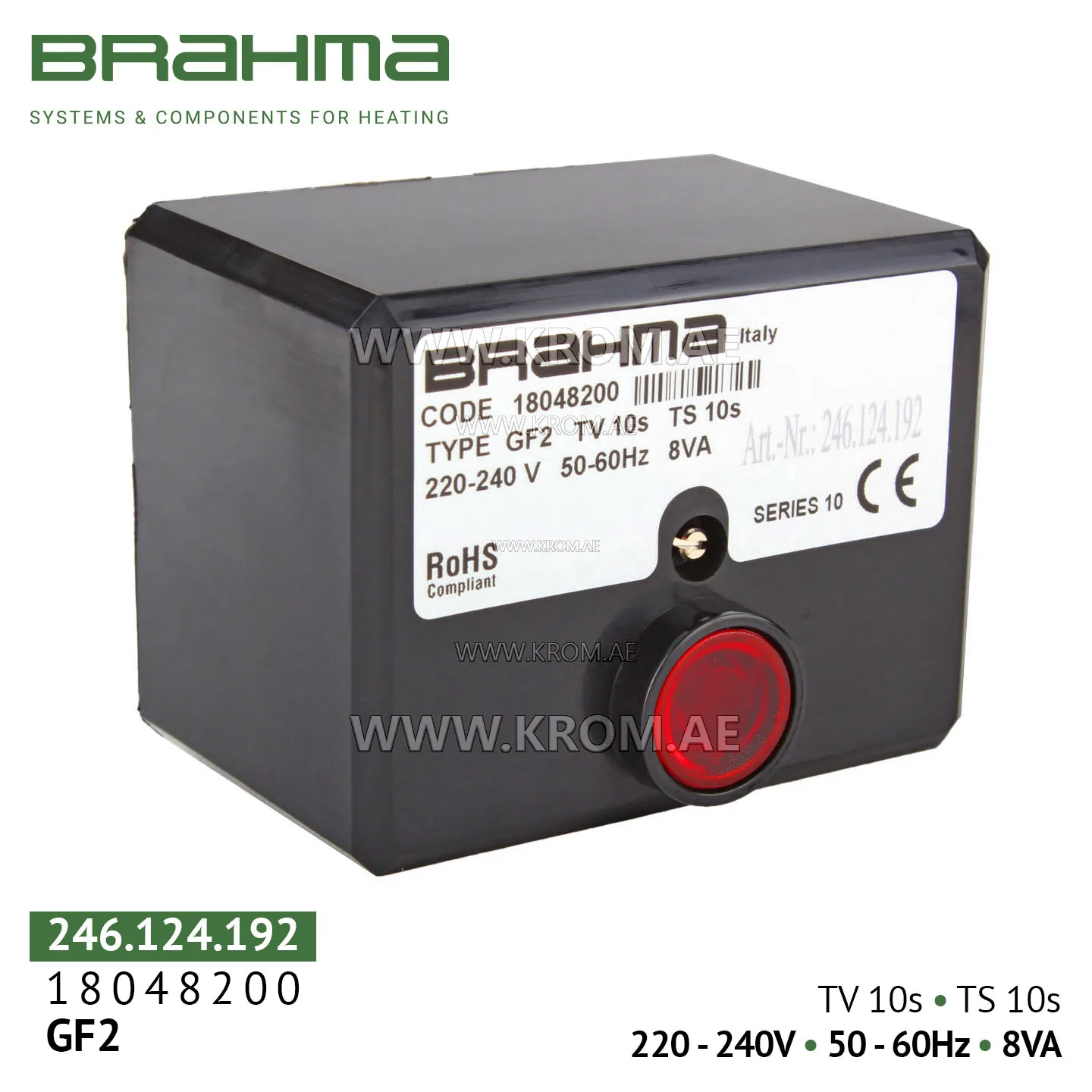 Brahma 18048200 GF2 control box