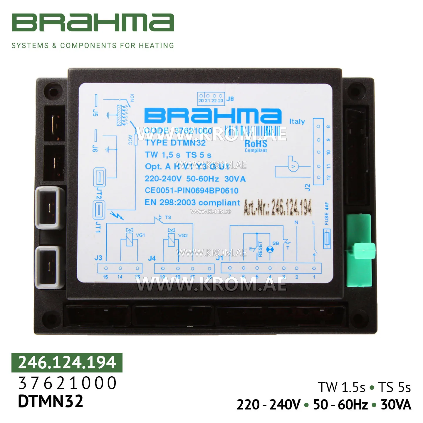 Brahma 37621000 DTMN32 control box