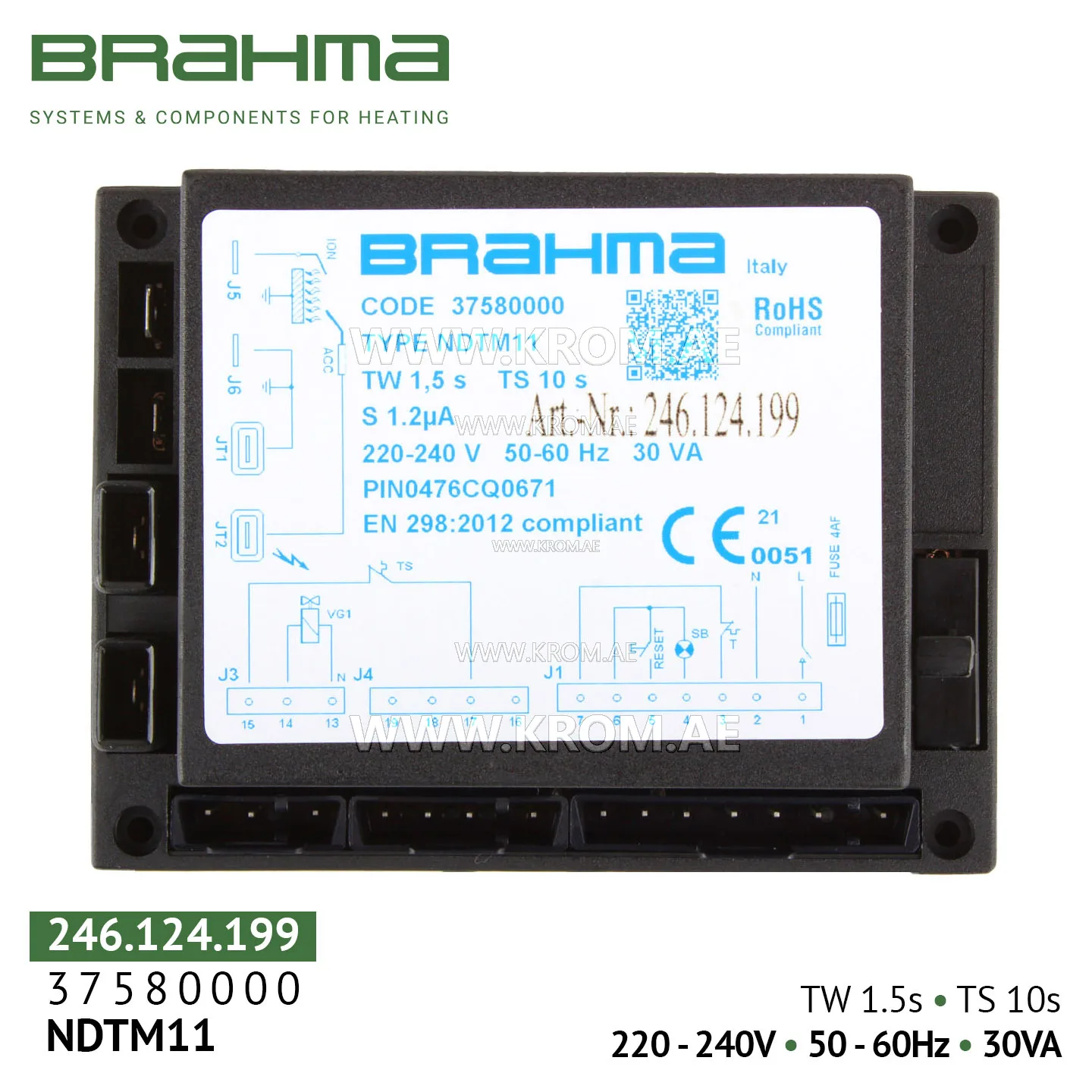 Brahma 37580000 NDTM11 control box