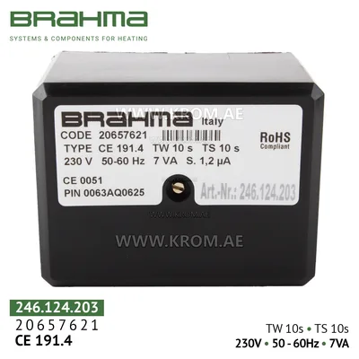 Brahma 20657621 CE191.4 control box