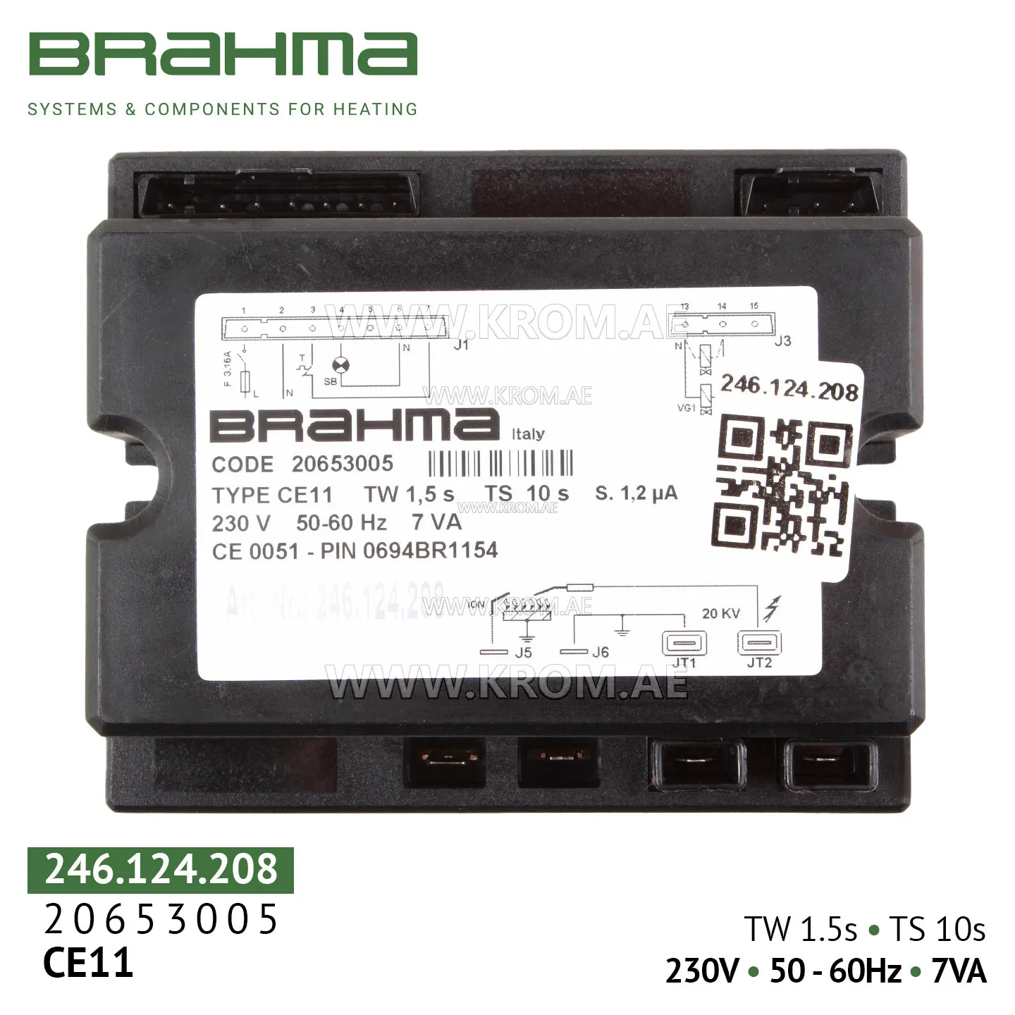 Brahma 20653005 CE11 control box