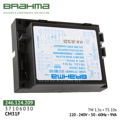 Brahma 37106030 CM31F control box