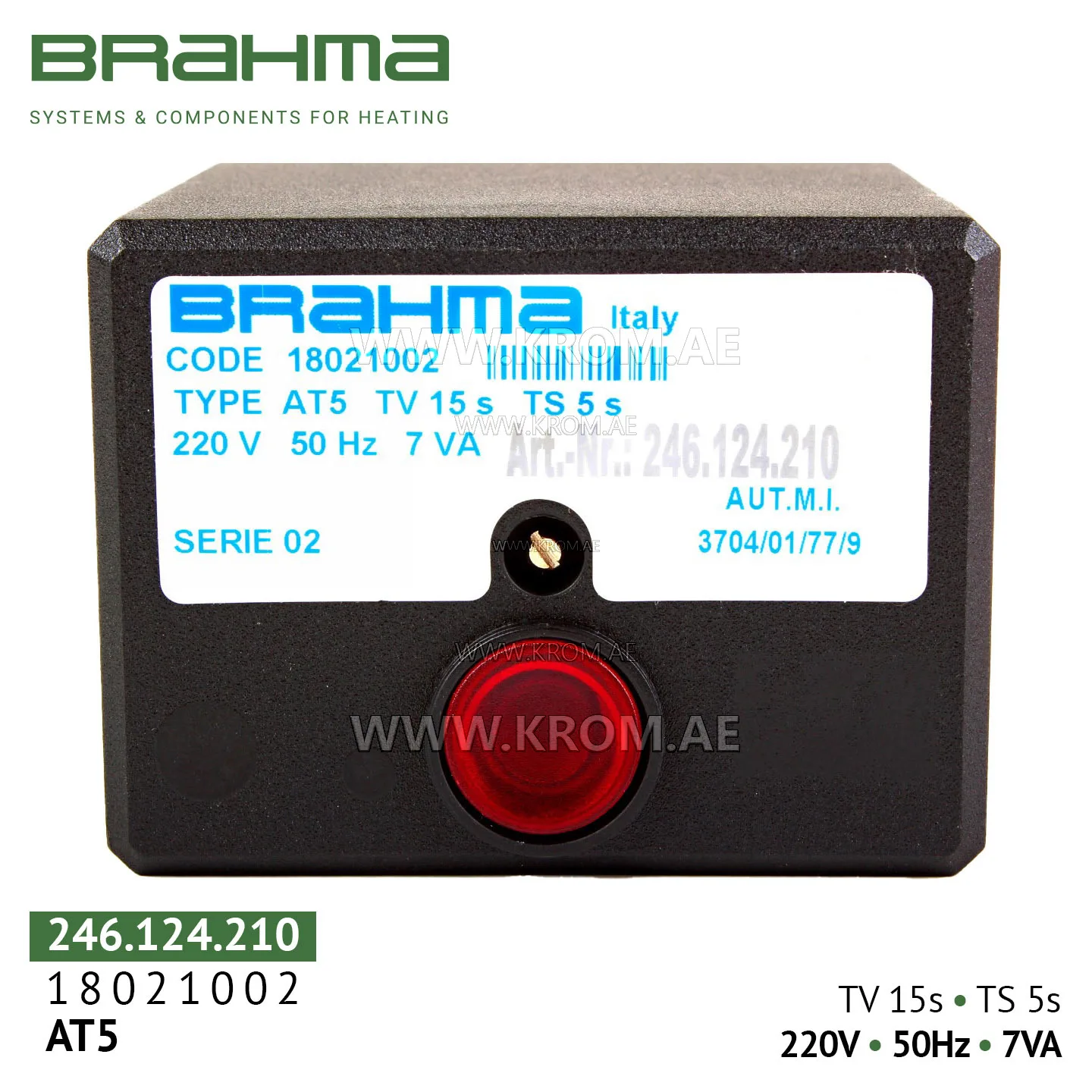 Brahma 18021002 AT5 control box