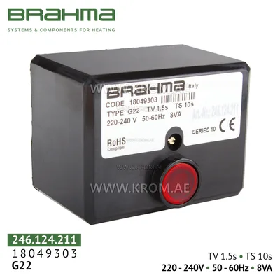 Brahma 18049303 G22 control box