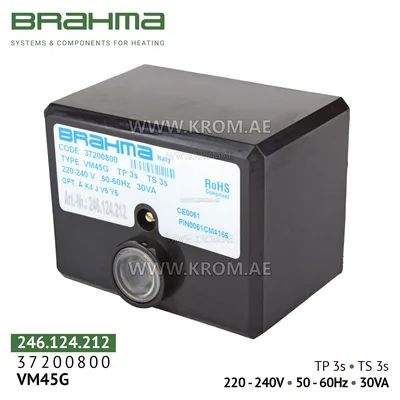 Brahma 37200800 VM45G control box