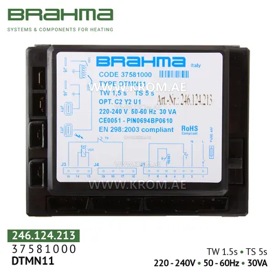 Brahma 37581000 DTMN11/G control box