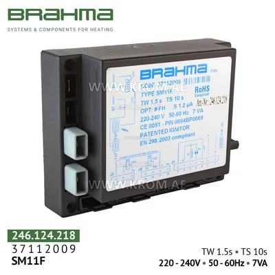 Brahma 37112009 SM11F control box