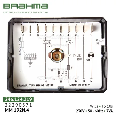 Brahma 22290571 MM192N.4 control box