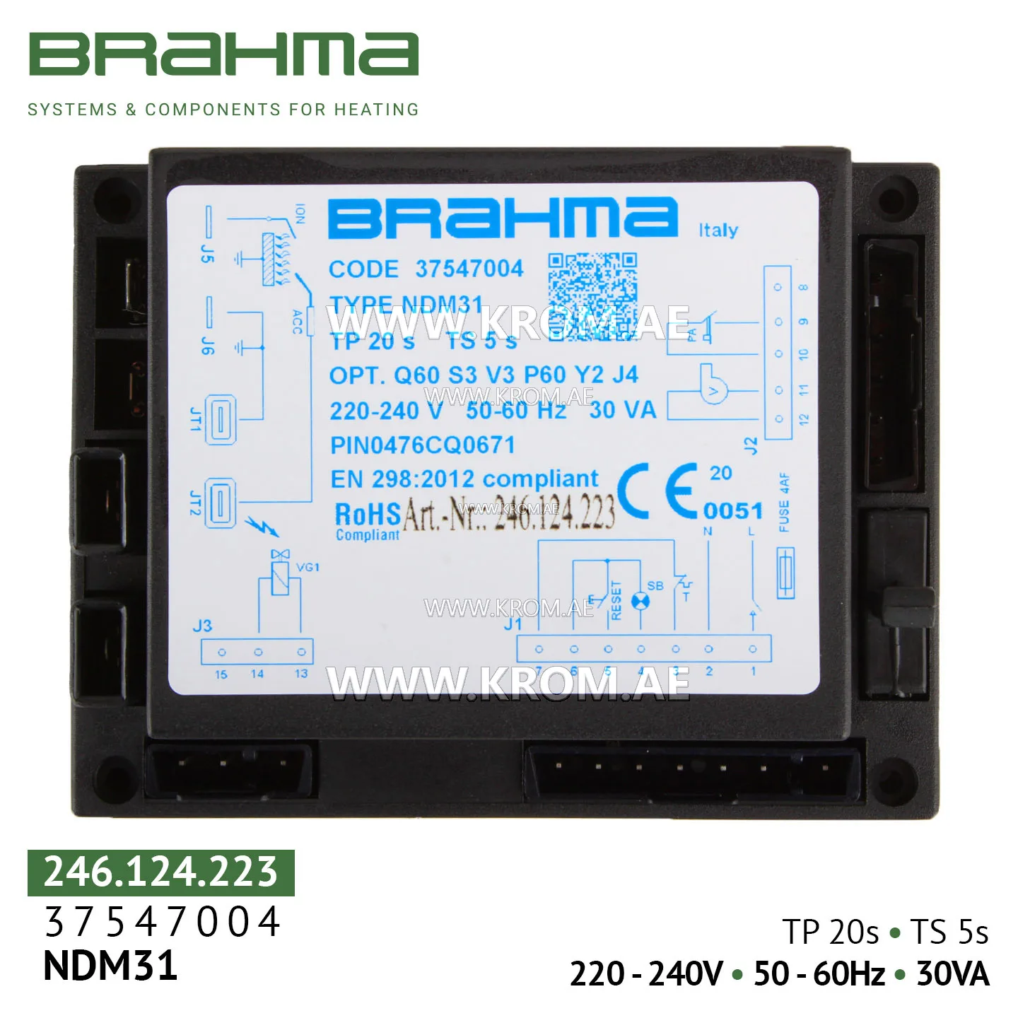 Brahma 37547004 NDM31 control box