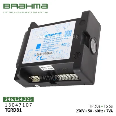 Brahma 18047107 TGRD81 control box