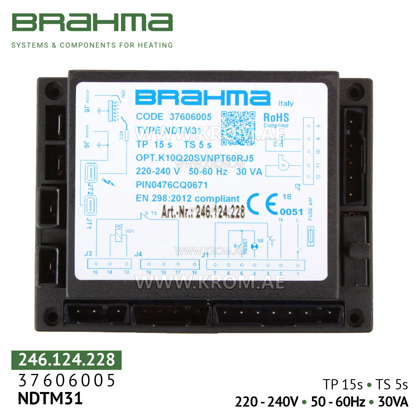 Brahma 37606005 NDTM31 control box