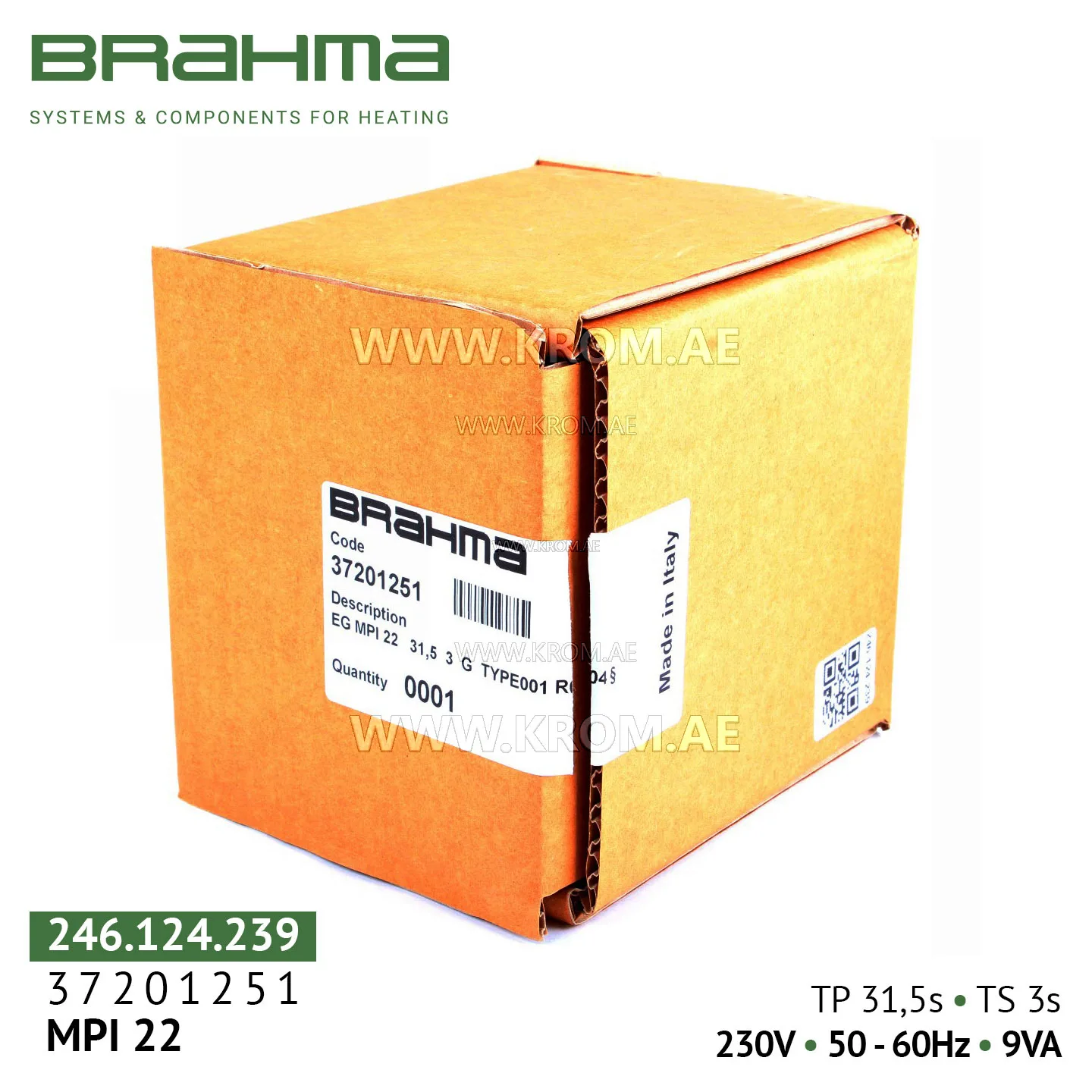 Brahma 37201251 MPI22 control box