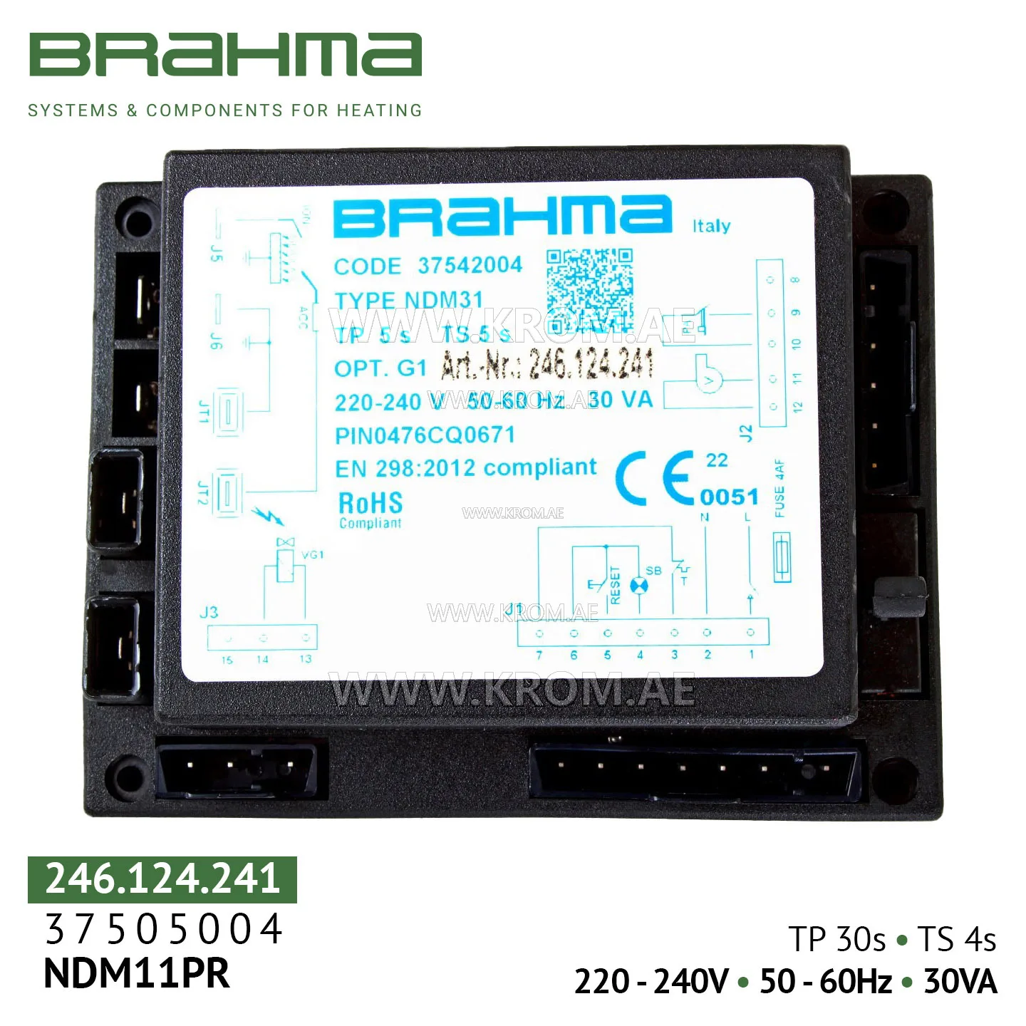 Brahma 37542004 NDM31 control box