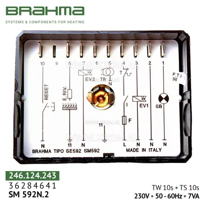 Brahma 36284641 SM592N.2 control box