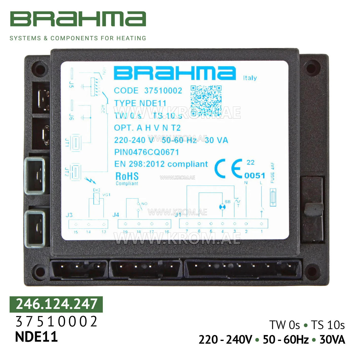 Brahma 37510002 NDE11 control box
