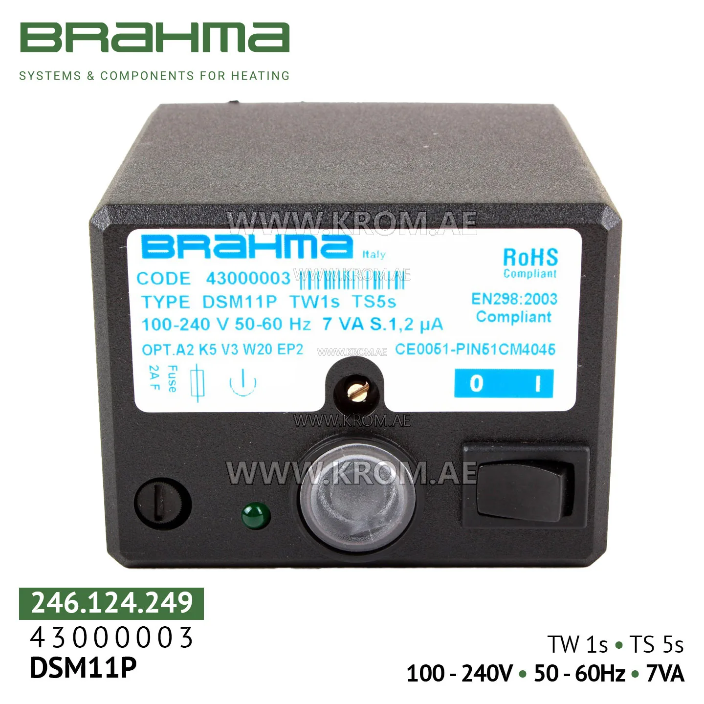 Brahma 43000003 DSM11P control box
