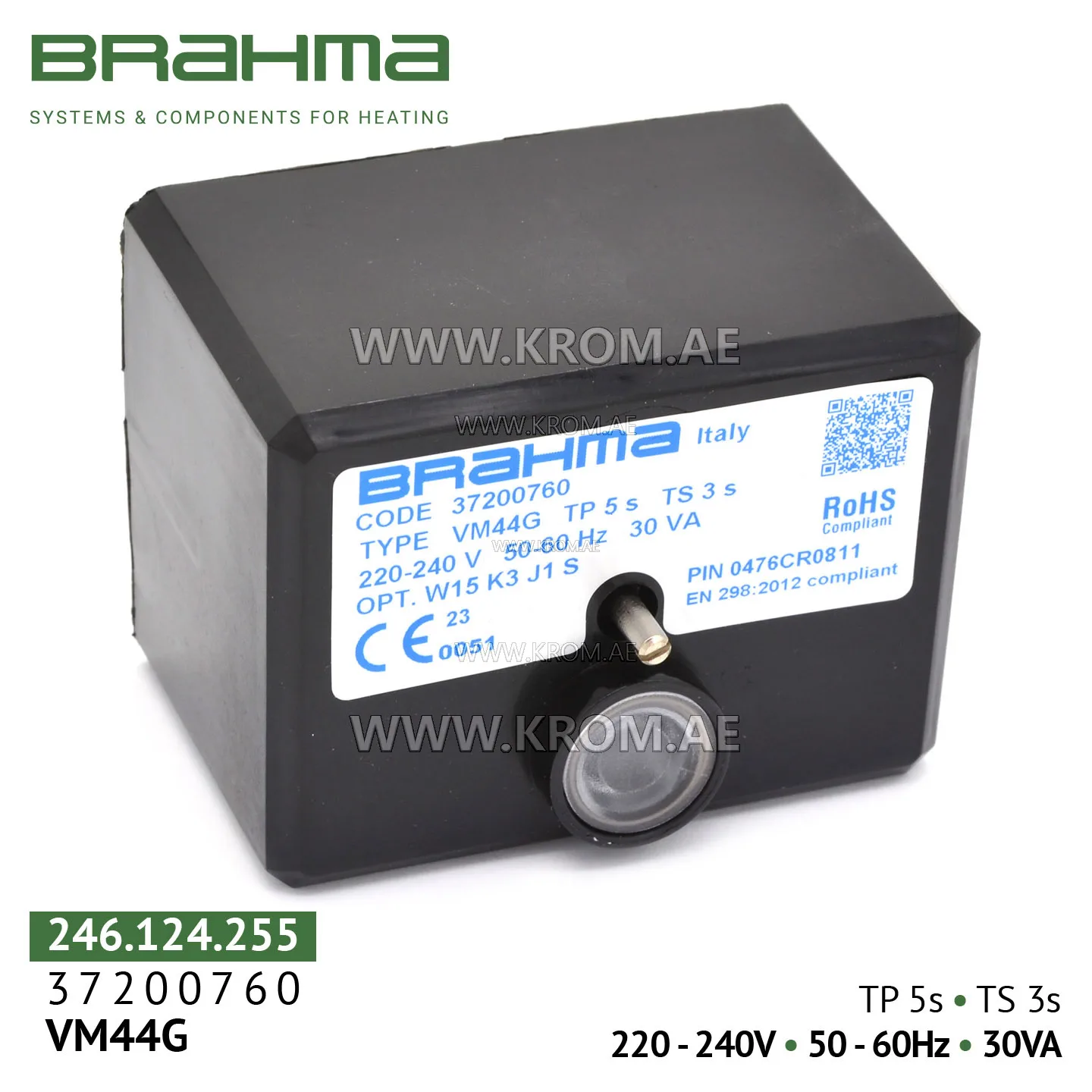 Brahma 37200760 VM44G control box