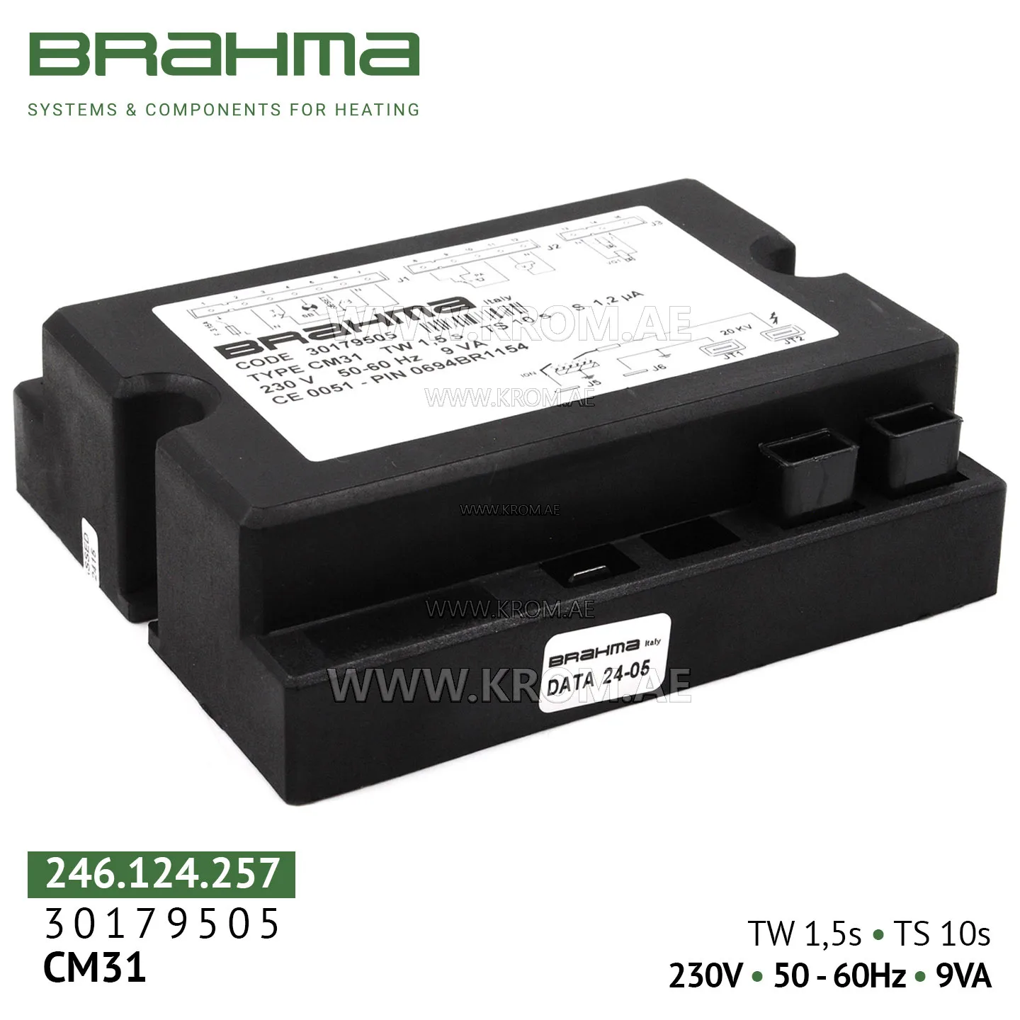 Brahma 30179505 CM31 control box